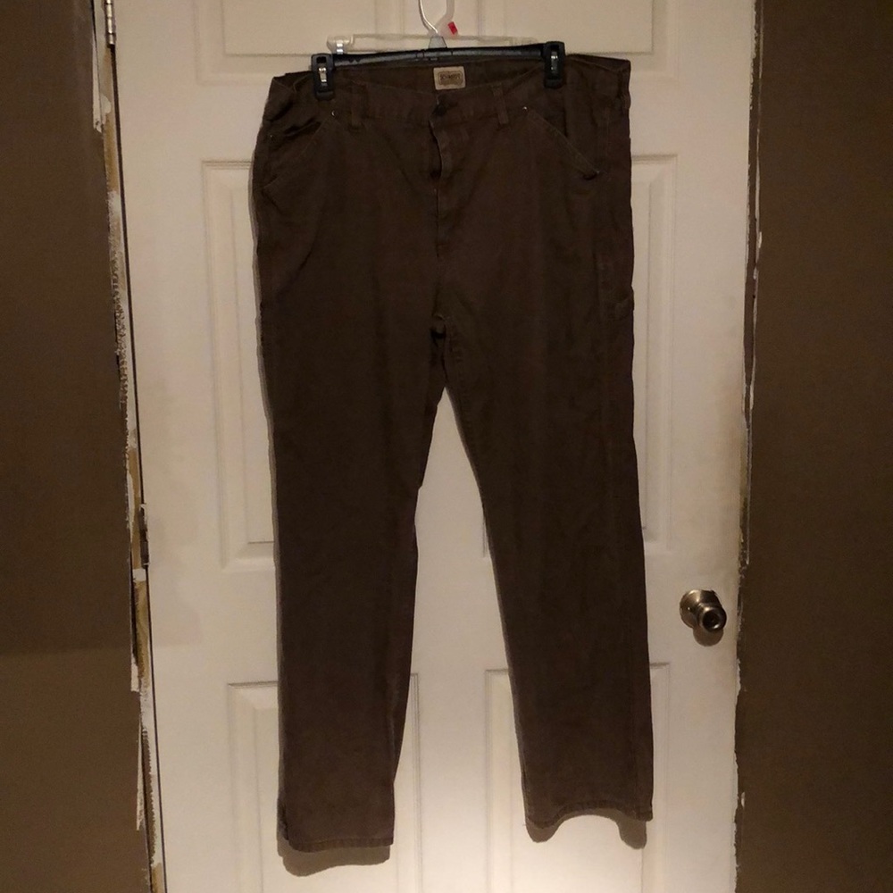 Brown work pants